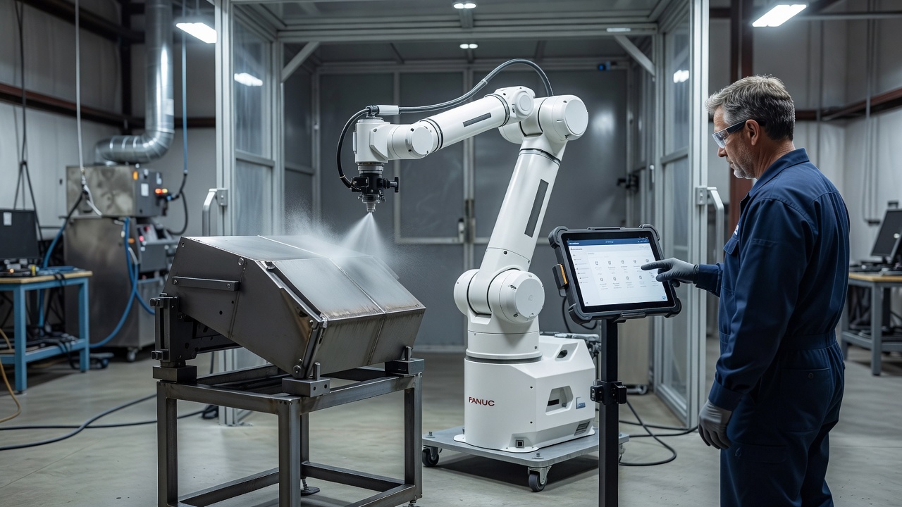 Hirebotics Launches No-Code, Explosion-Proof Cobot Painter for Metal Fabrication