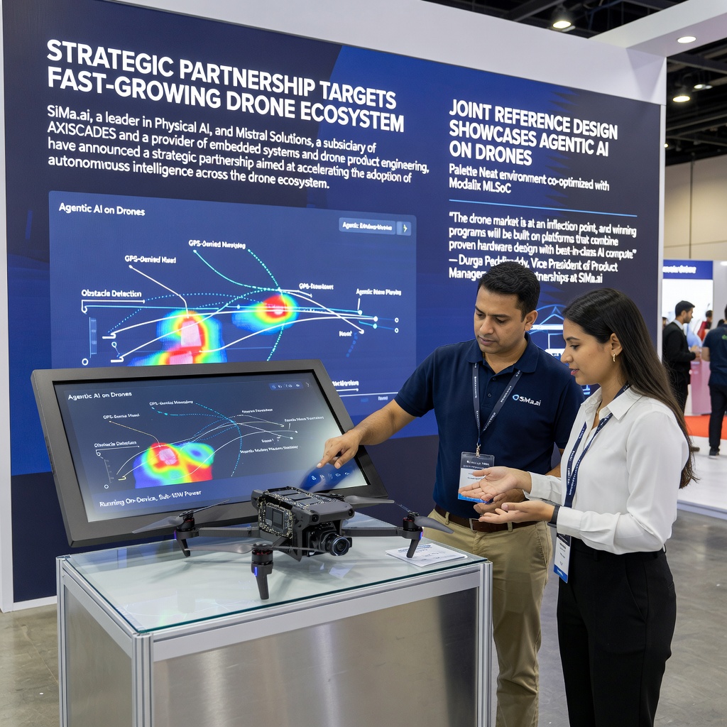 SiMa.ai and Mistral Solutions Partner to Accelerate Autonomous Drone Intelligence