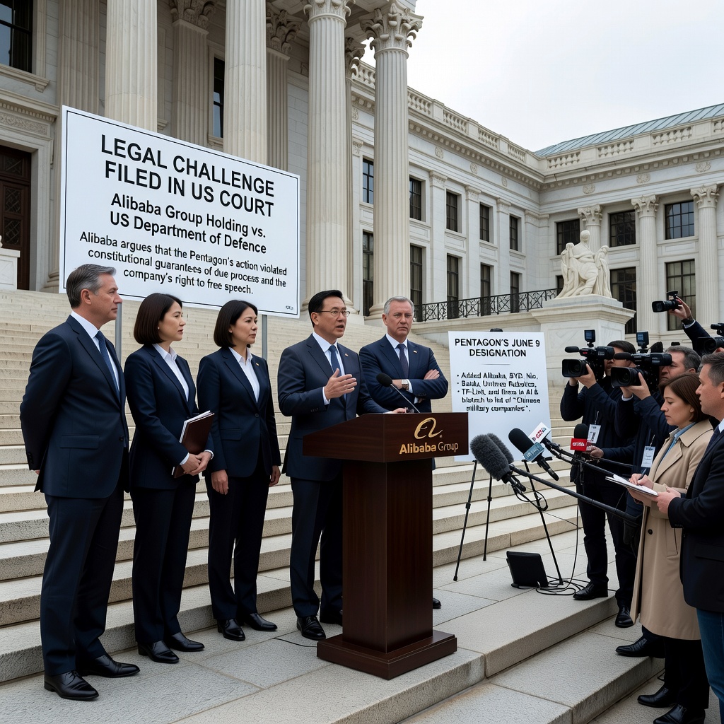 Alibaba Sues Pentagon Over China Military Blacklist