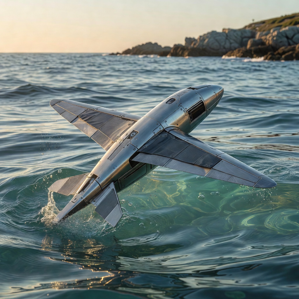 New flapping robot swims and flies like a diving bird