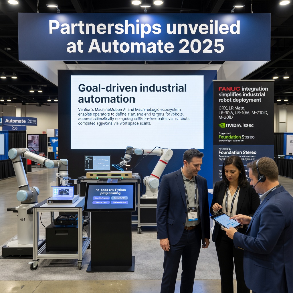 Vention collaborates with FANUC and Universal Robots on software-defined automation - The Robot Report