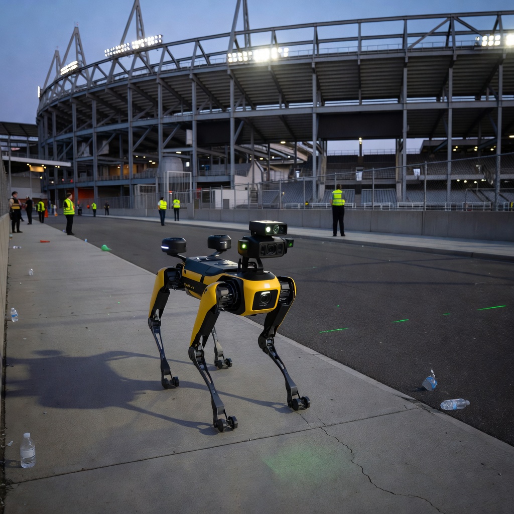 Boston Dynamics brings its legged robots to the FIFA World Cup