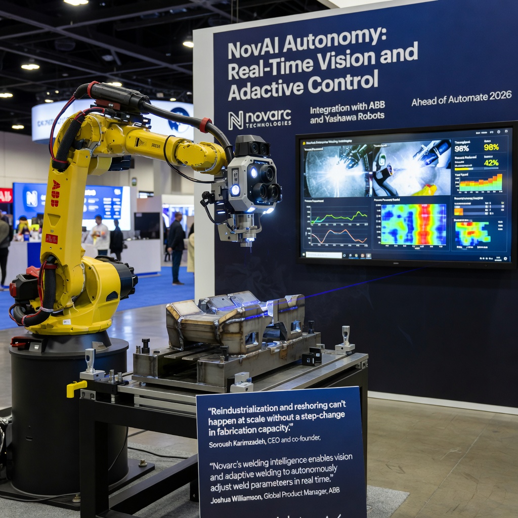 Novarc Launches NovAI Autonomy and Expands Welding Intelligence to ABB and Yaskawa Robots
