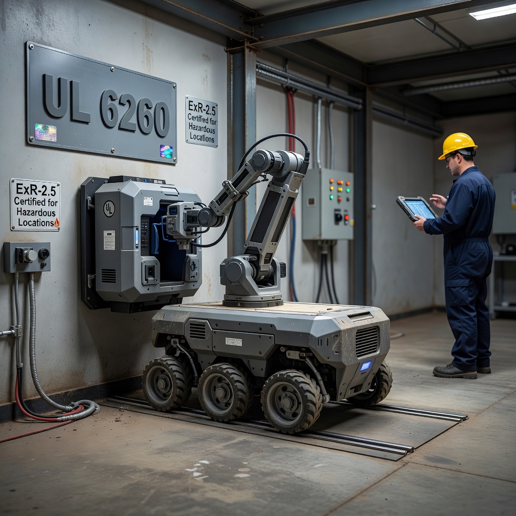 ExRobotics launches UL-certified inspection robot for hazardous environments