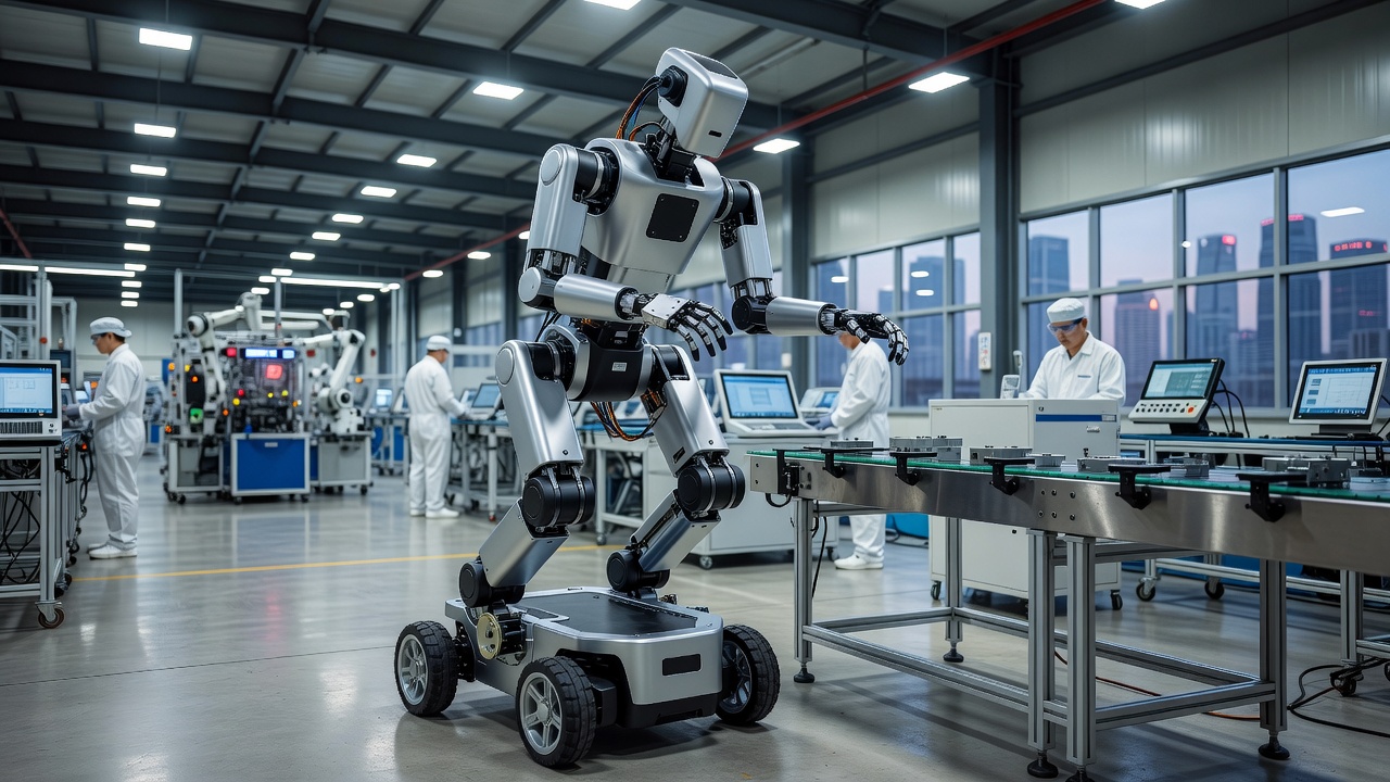 AI² Robotics raises $735M at $3B valuation for wheeled humanoid robots - The Robot Report