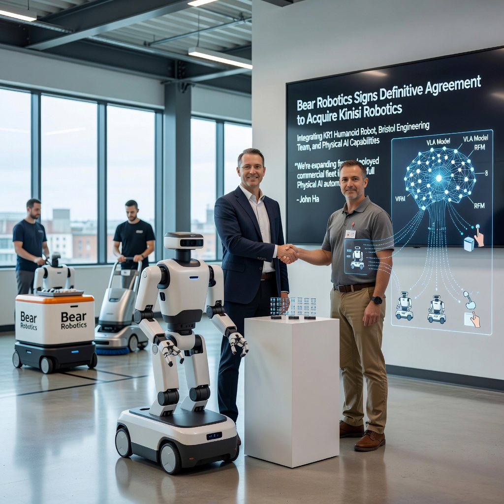 Bear Robotics Acquires Kinisi Robotics to Enhance Physical AI Platform