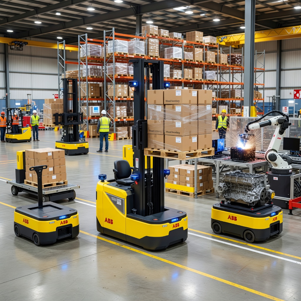 ABB Robotics Completes AI-Powered Visual SLAM AMR Portfolio with New Autonomous Forklift
