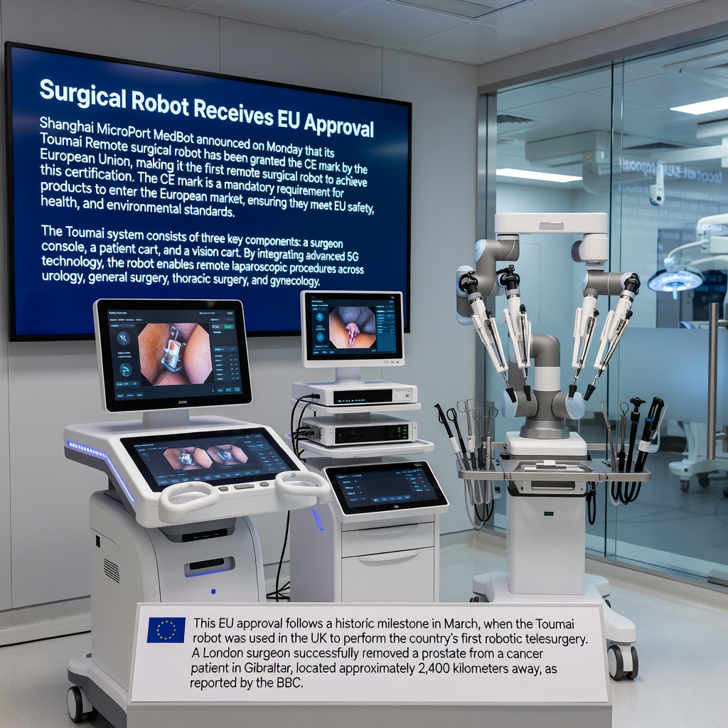 Milestones for China’s medical AI as robot wins EU nod and model tops benchmark