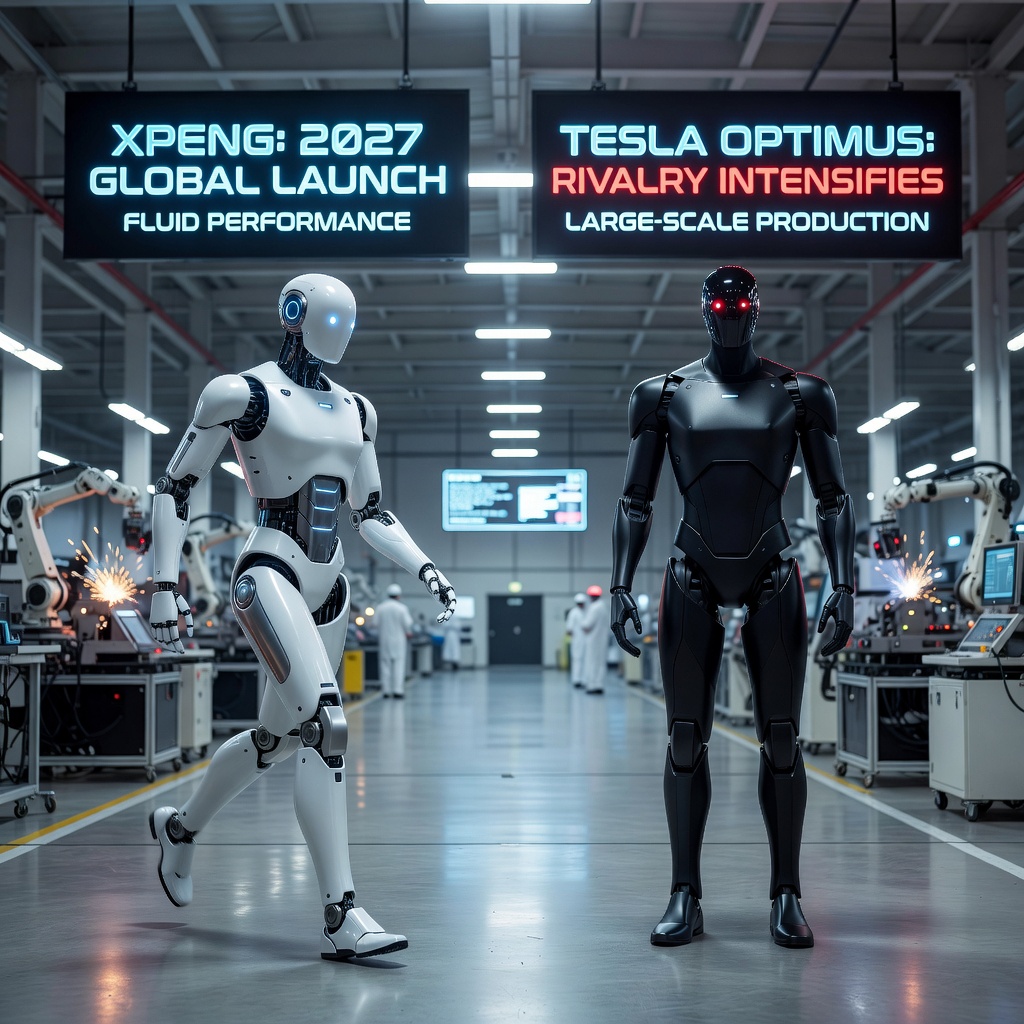 Race against Tesla: China’s Xpeng eyes 2027 global launch for viral Iron robot