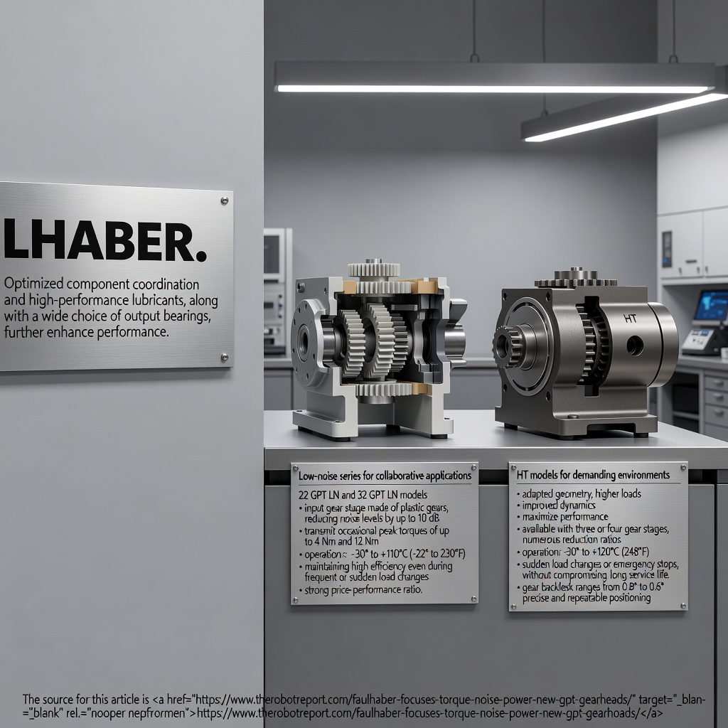 FAULHABER launches GPT gearhead family with focus on torque, noise, and power