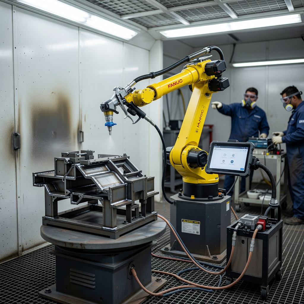 Hirebotics Launches No-Code, Explosion-Proof Cobot Painter for Metal Fabrication