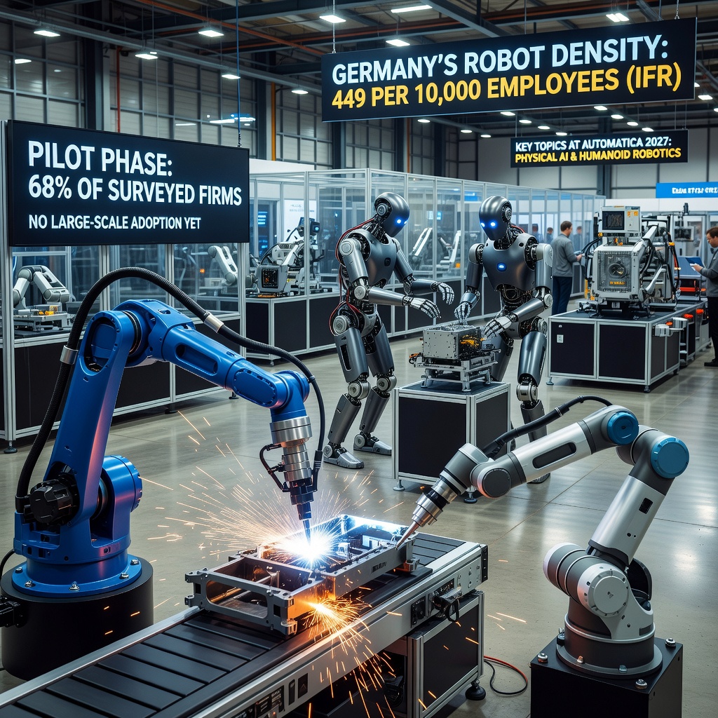 German Industry Leaders Urge Faster Adoption of Humanoid Robotics, Survey Shows