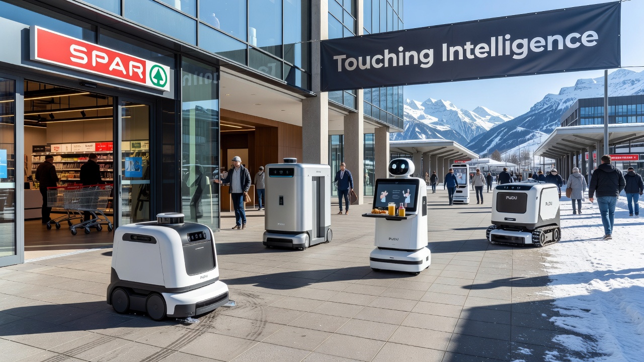 Pudu Robotics Brings Physical AI into Everyday Life at Davos Tech Summit's Robot City | RoboticsTomorrow