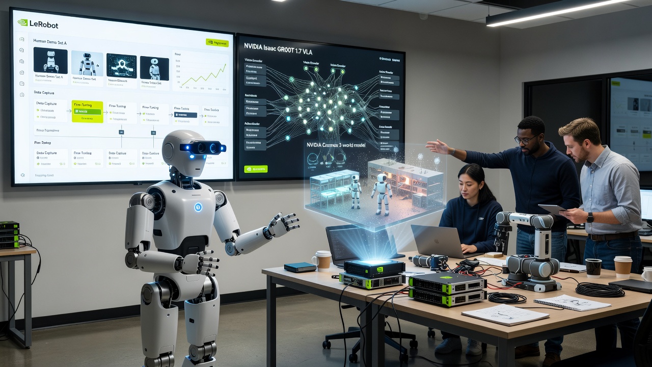 NVIDIA and Hugging Face Bring New Models and Frameworks to LeRobot for the Open Robotics Community