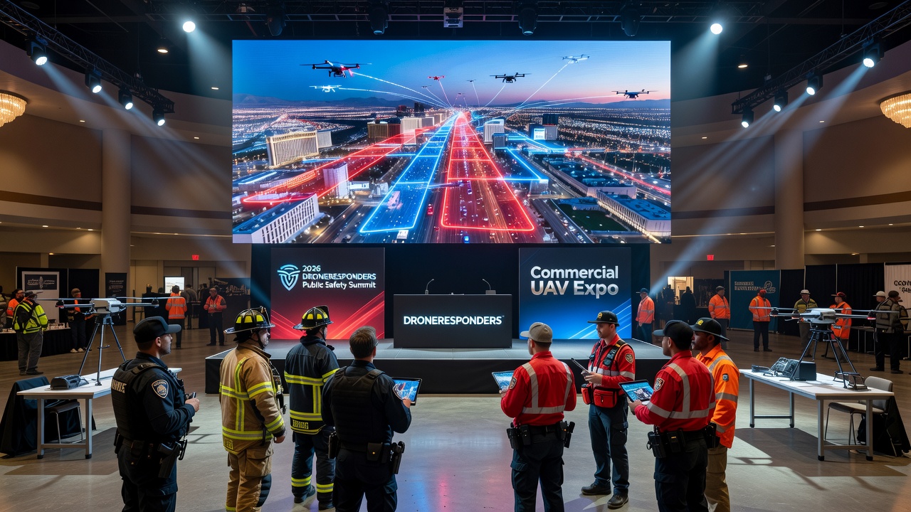 Commercial UAV Expo Debuts DRONERESPONDERS Program Management Course, Unveils Public Safety Summit Program