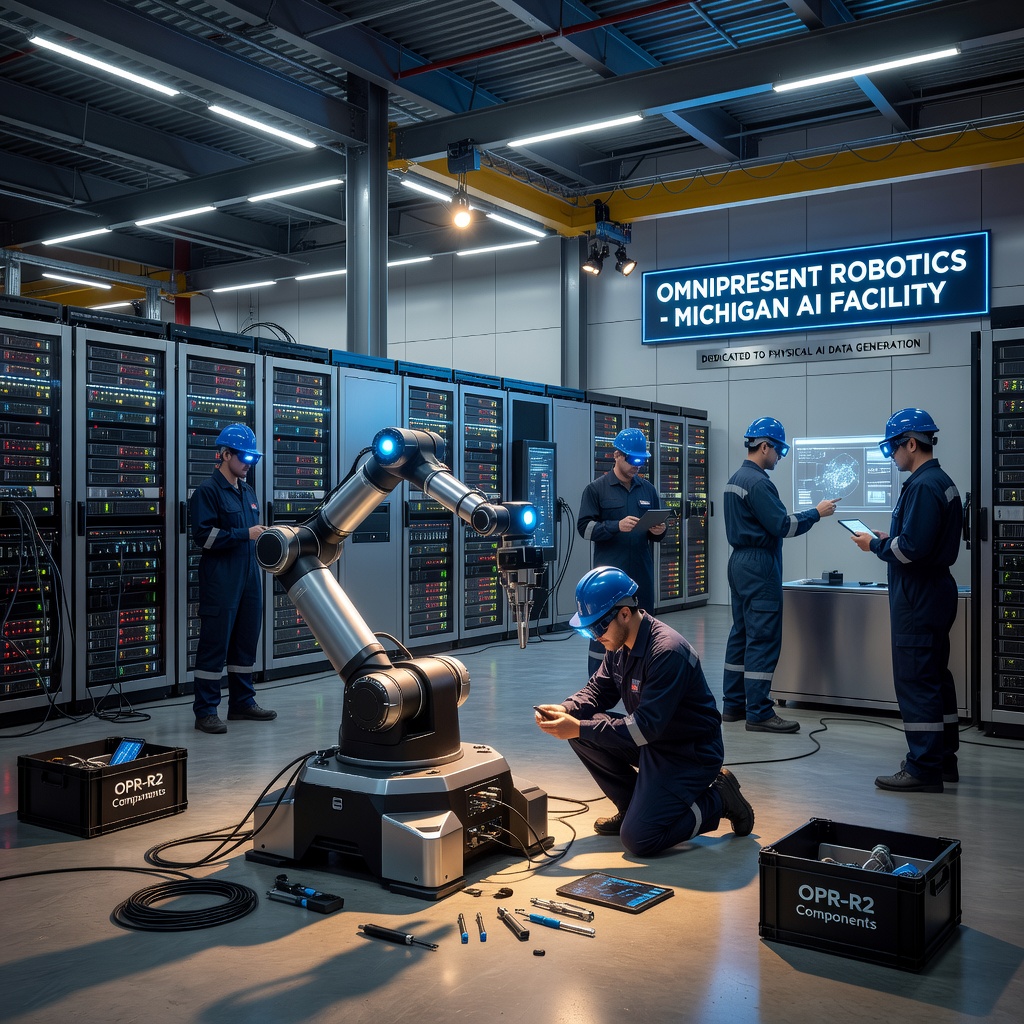 Hyperscale Data Begins Installation of Omnipresent Robotics OPR-R2 Robots at Michigan AI Facility | RoboticsTomorrow