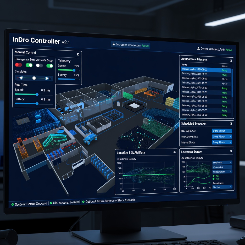 InDro Robotics Unveils Cortex and Controller for Streamlined Robotic Integration