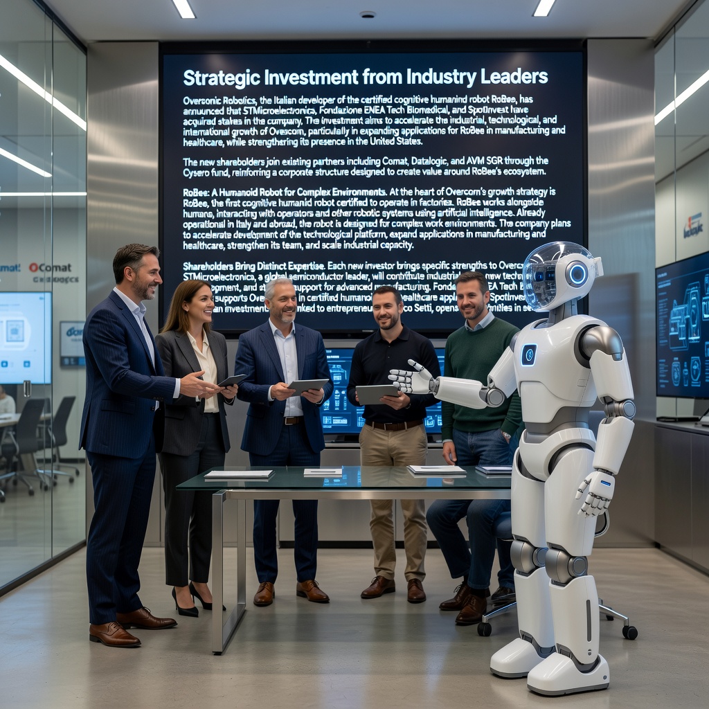 Oversonic Robotics Gains New Investors to Accelerate Cognitive Humanoid Robot RoBee