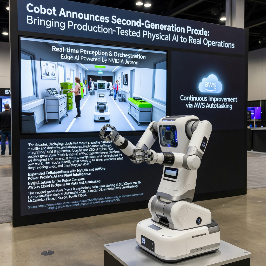 Cobot Announces Second-Generation Proxie, Bringing Production-Tested Physical AI to Real Operations