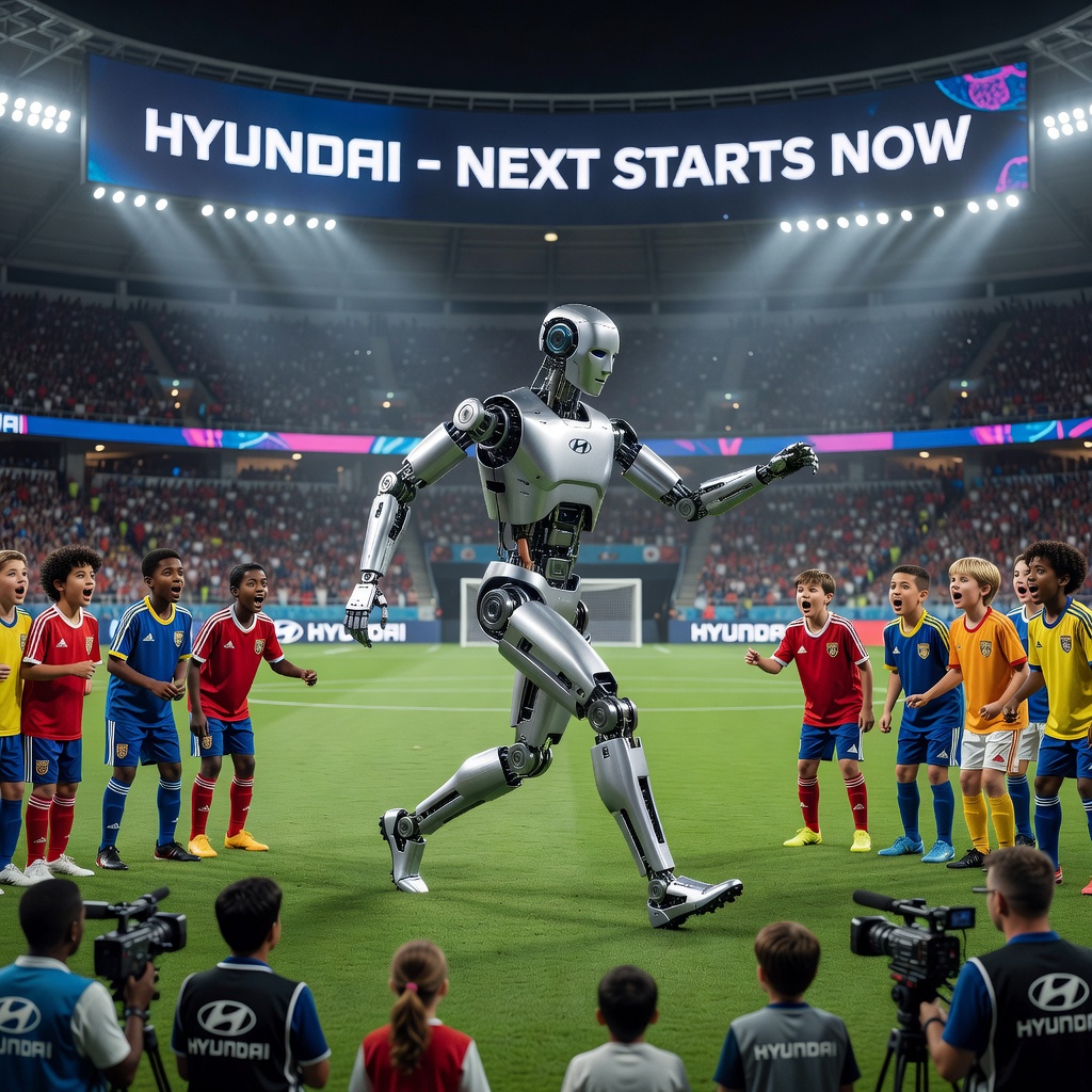 Hyundai Motor Brings Atlas Humanoid Robot to FIFA World Cup 2026 in First-Ever Live Match Environment Robotics Integration