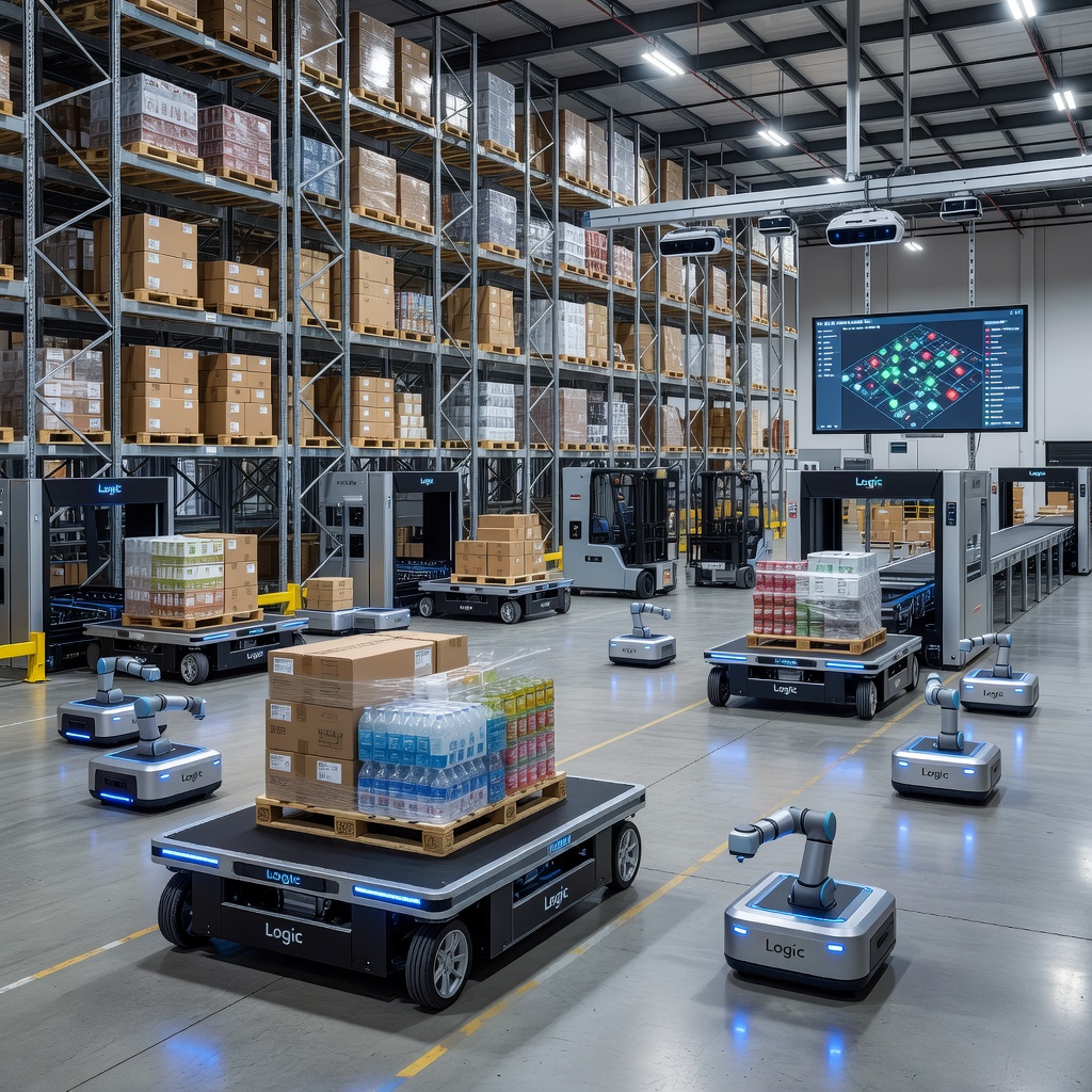 Logic Pallet: The First Autonomous Mobile Pallet Engineered for Multifacility Logistics Automation
