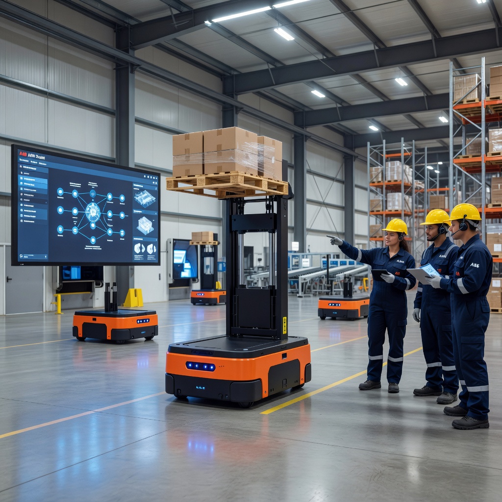 ABB Robotics Introduces Flexley Stack F712 Autonomous Forklift With vSLAM Navigation