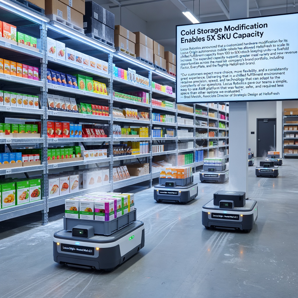 Locus Robotics Helps HelloFresh Expand Temperature-Controlled SKU Capacity 5X Across Growing Brand Portfolio