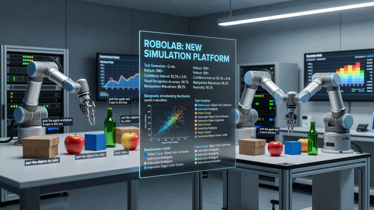 NVIDIA Introduces RoboLab to Tackle Robot Policy Evaluation Challenges