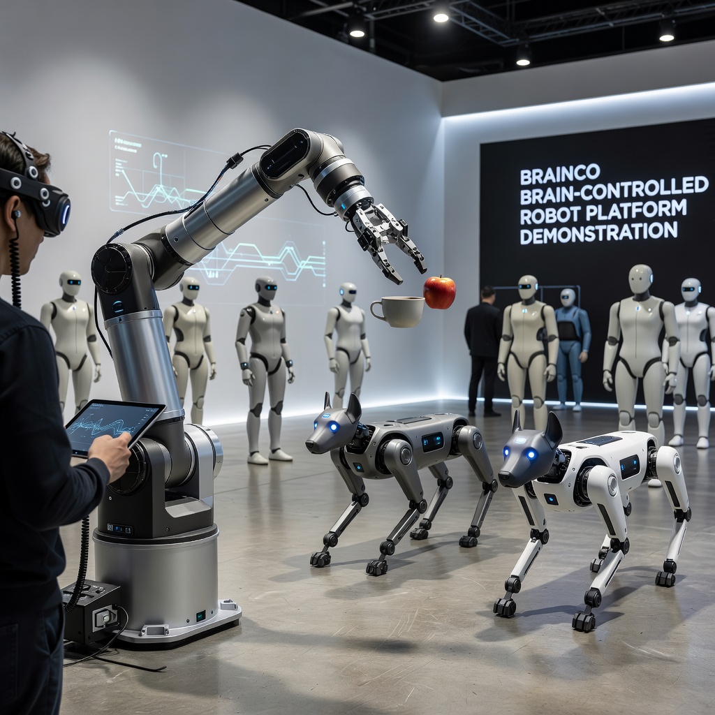 BrainCo Claims Mind-Controlled Robot Platform at China’s World AI Conference