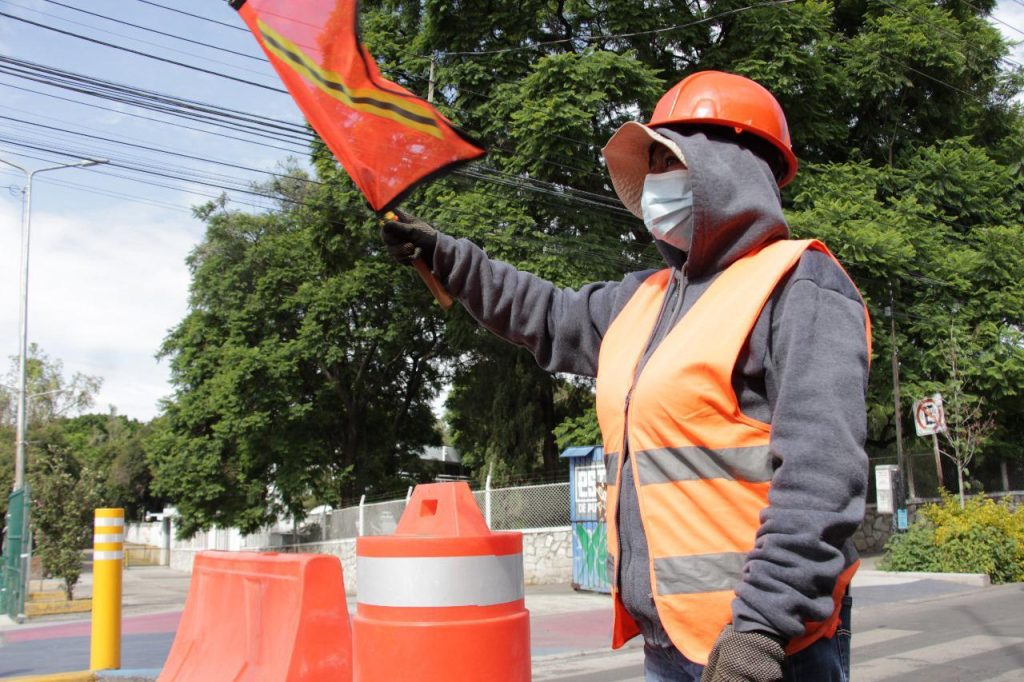 Trabajos de mantenimiento vial