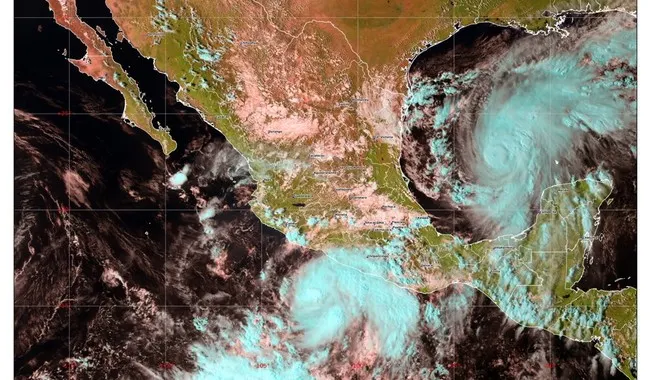 Tormenta tropical Simon se desarrolla frente al litoral del Pacífico mexicano