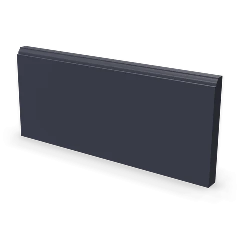 BBM5 cabinet in Bevel Blue, angle view