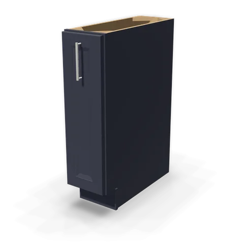 BF09-PO cabinet in Bevel Blue, angle view