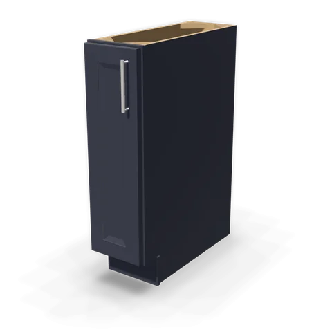 BF0924 cabinet in Bevel Blue, angle view