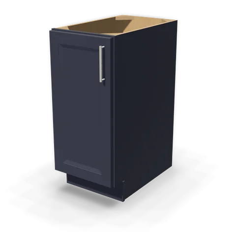 BF1524 cabinet in Bevel Blue, angle view