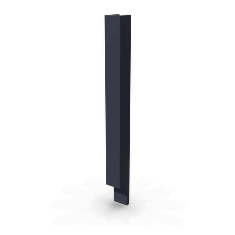 BF3 cabinet in Bevel Blue, angle view