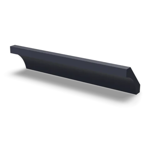 CM4 cabinet in Bevel Blue, angle view