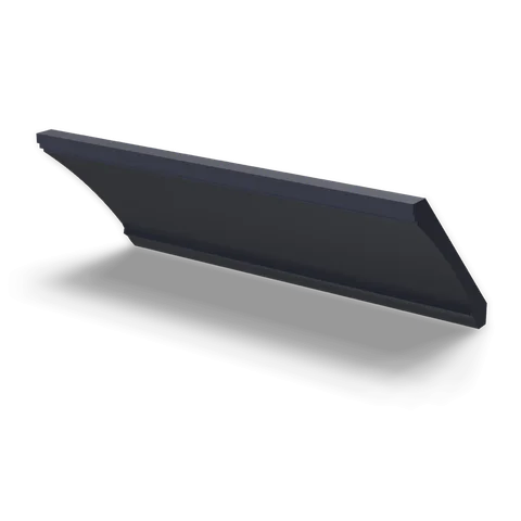 CM7 cabinet in Bevel Blue, angle view