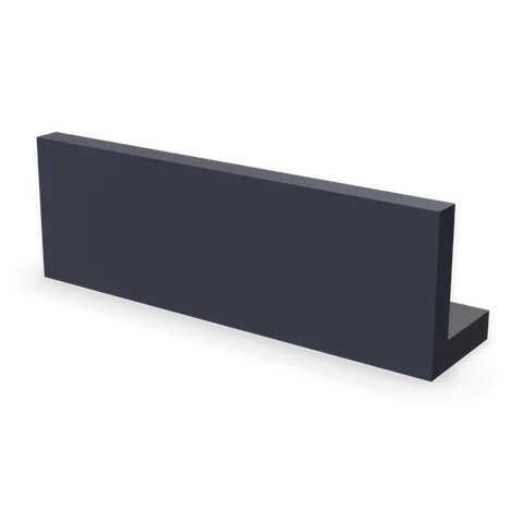 CMR4 cabinet in Bevel Blue, angle view
