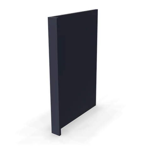 DWR3 cabinet in Bevel Blue, angle view