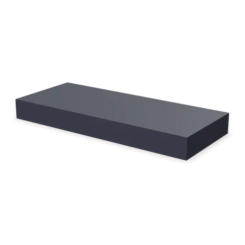 FLS24 cabinet in Bevel Blue, angle view
