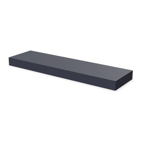 FLS36 cabinet in Bevel Blue, angle view