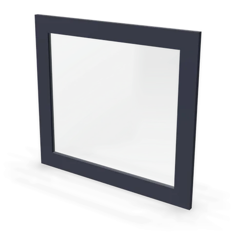 M3027 cabinet in Bevel Blue, angle view