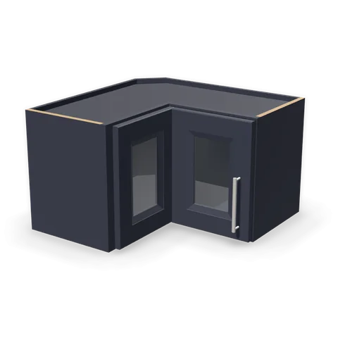 PGDWPC2415 cabinet in Bevel Blue, angle view