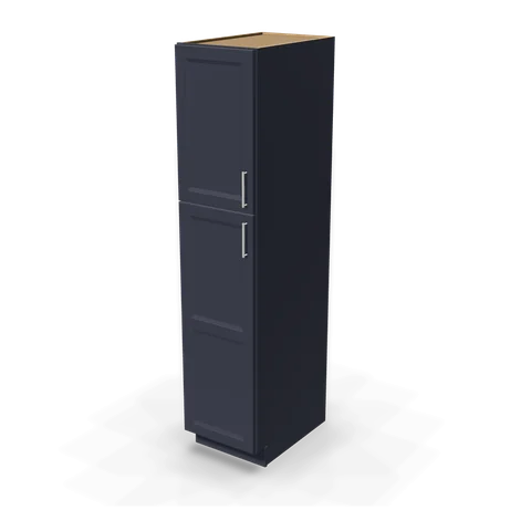 TP188427 cabinet in Bevel Blue, angle view