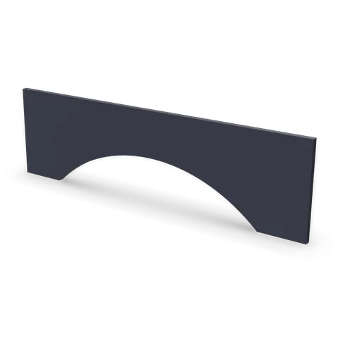 VARP42 cabinet in Bevel Blue, angle view