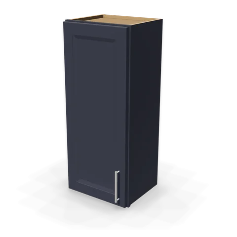 W1536 cabinet in Bevel Blue, angle view