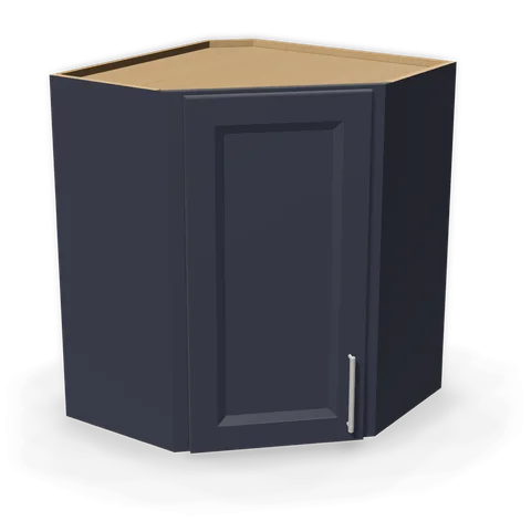 WDC2430 cabinet in Bevel Blue, angle view