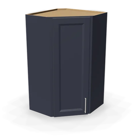 WDC2442 cabinet in Bevel Blue, angle view