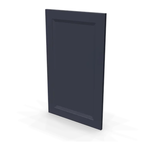 WP-BASE18 cabinet in Bevel Blue, angle view